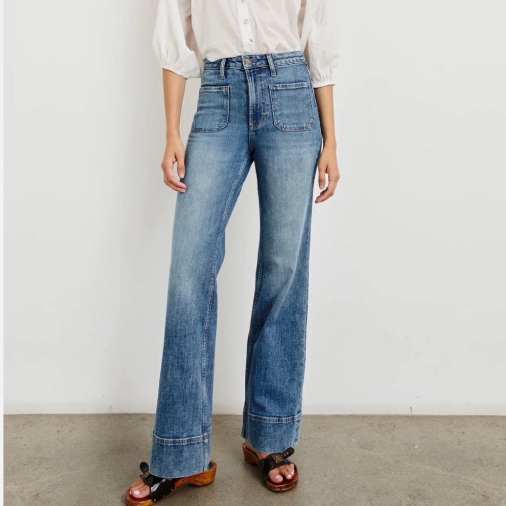Rails Denim The Alamitos High Rise Flared Trouser